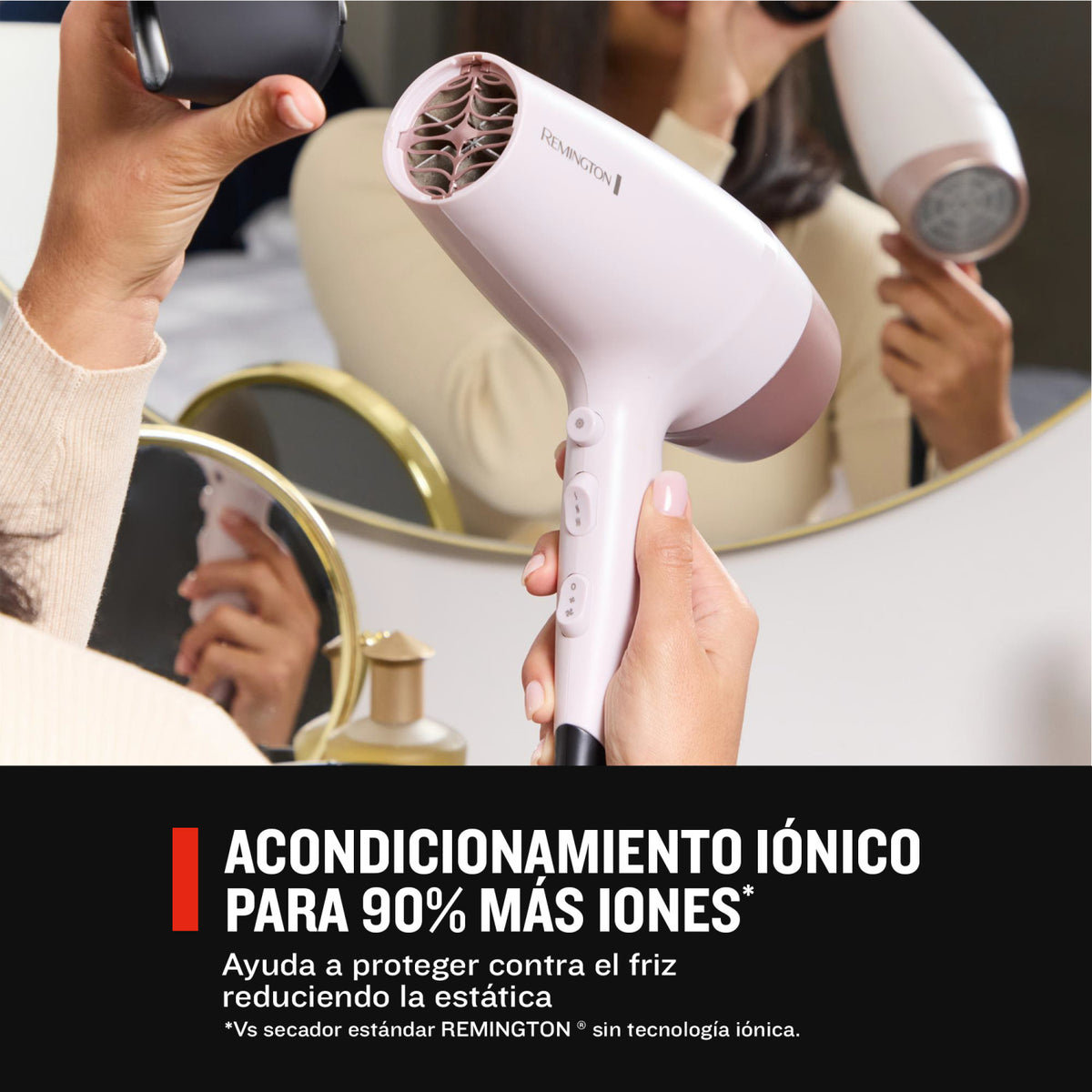 Secador De Pelo Remington Almond Allure D4807 2.200W