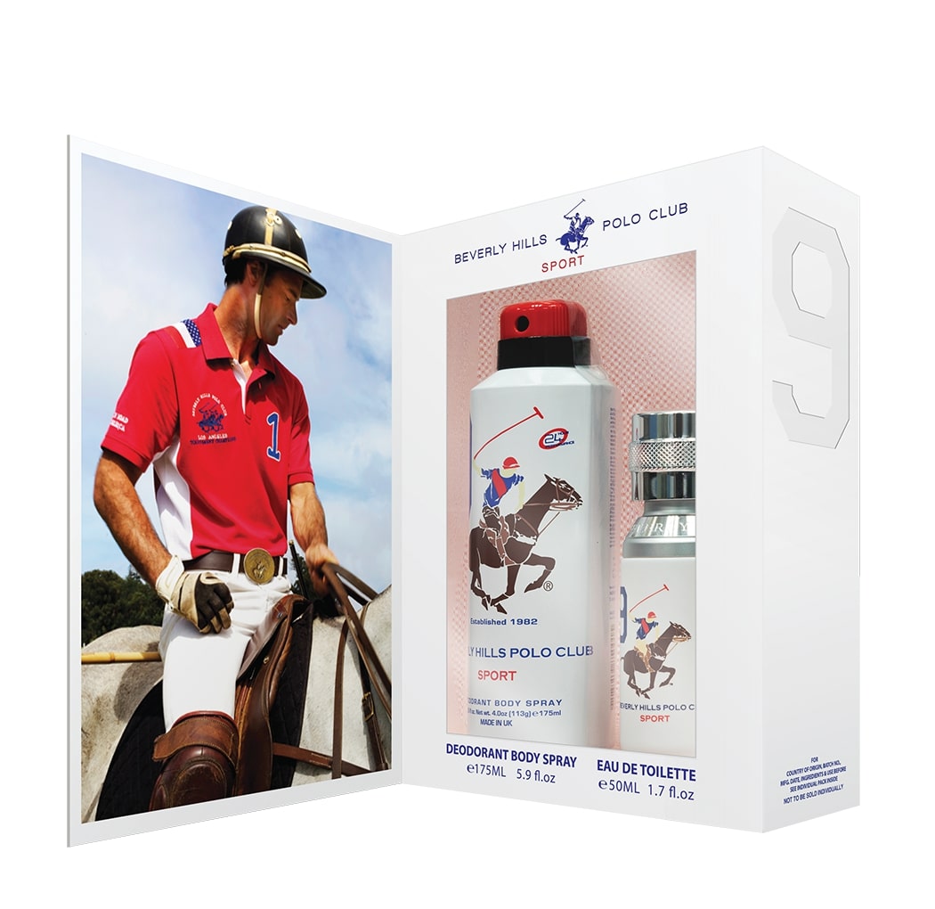 Set Polo Club Beverly Hills Sports Men Nine EDT 50ML + Deo