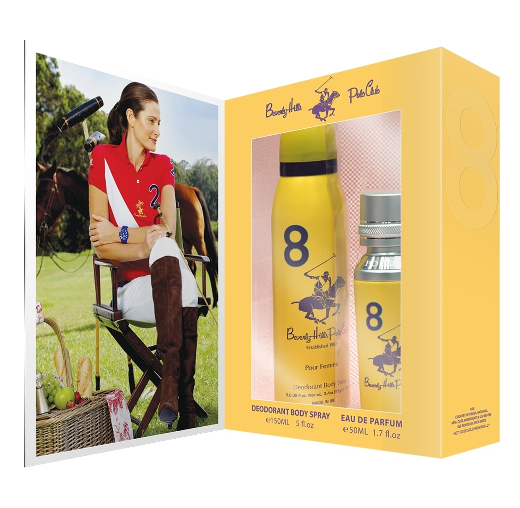 Set Polo Club Beverly Hills Women Eight Edp 50ML + Deo