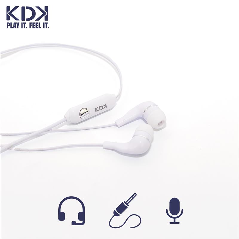 Audifonos Con Cable KDK Line Tipo Jack 3.5mm.