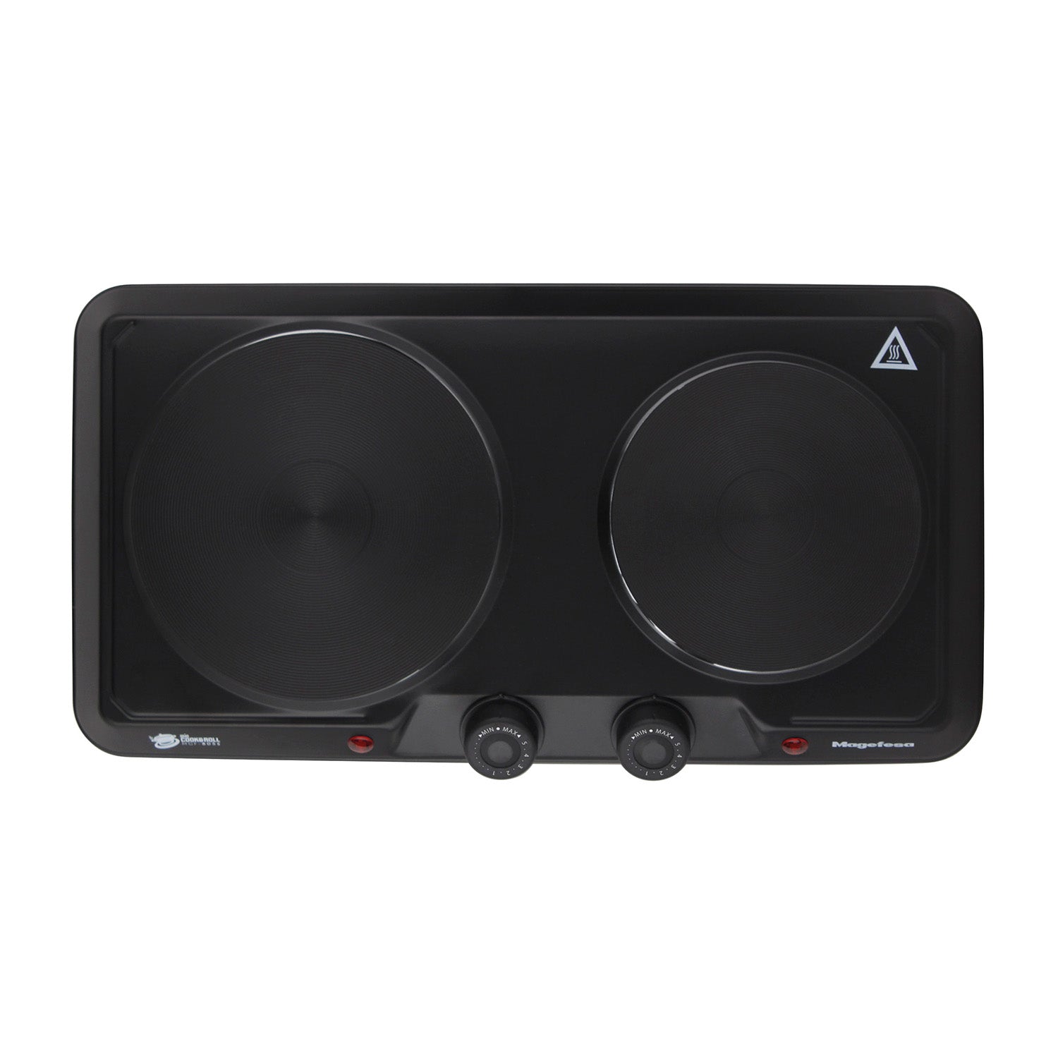 Cocina Electrica Encimera Magefesa 2 Platos 2000W Negra