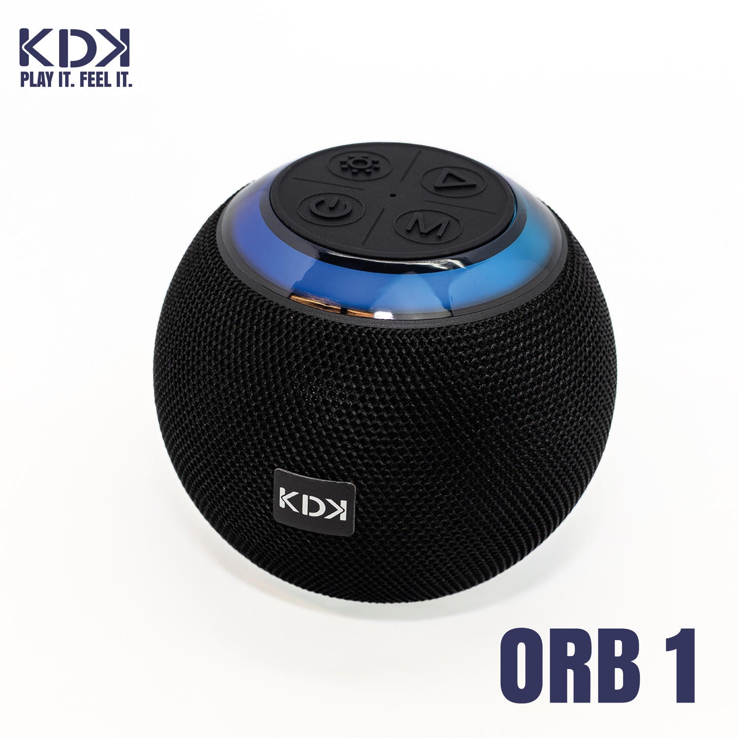 Parlante Mini Bluetooth KDK Orb Bola 8W Negro