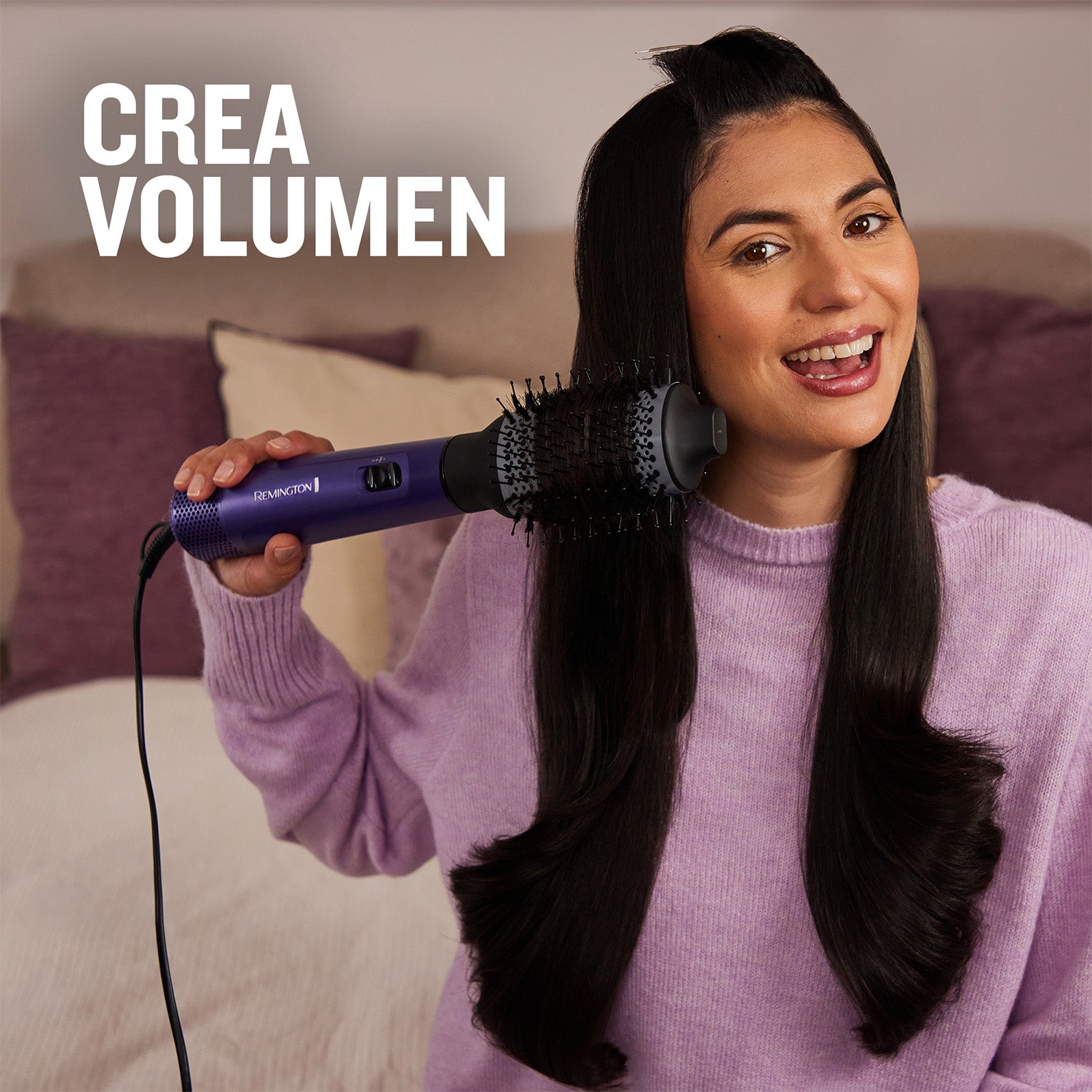 Cepillo Secador Multistyler 3 en 1 Remington Gloss 1.000W
