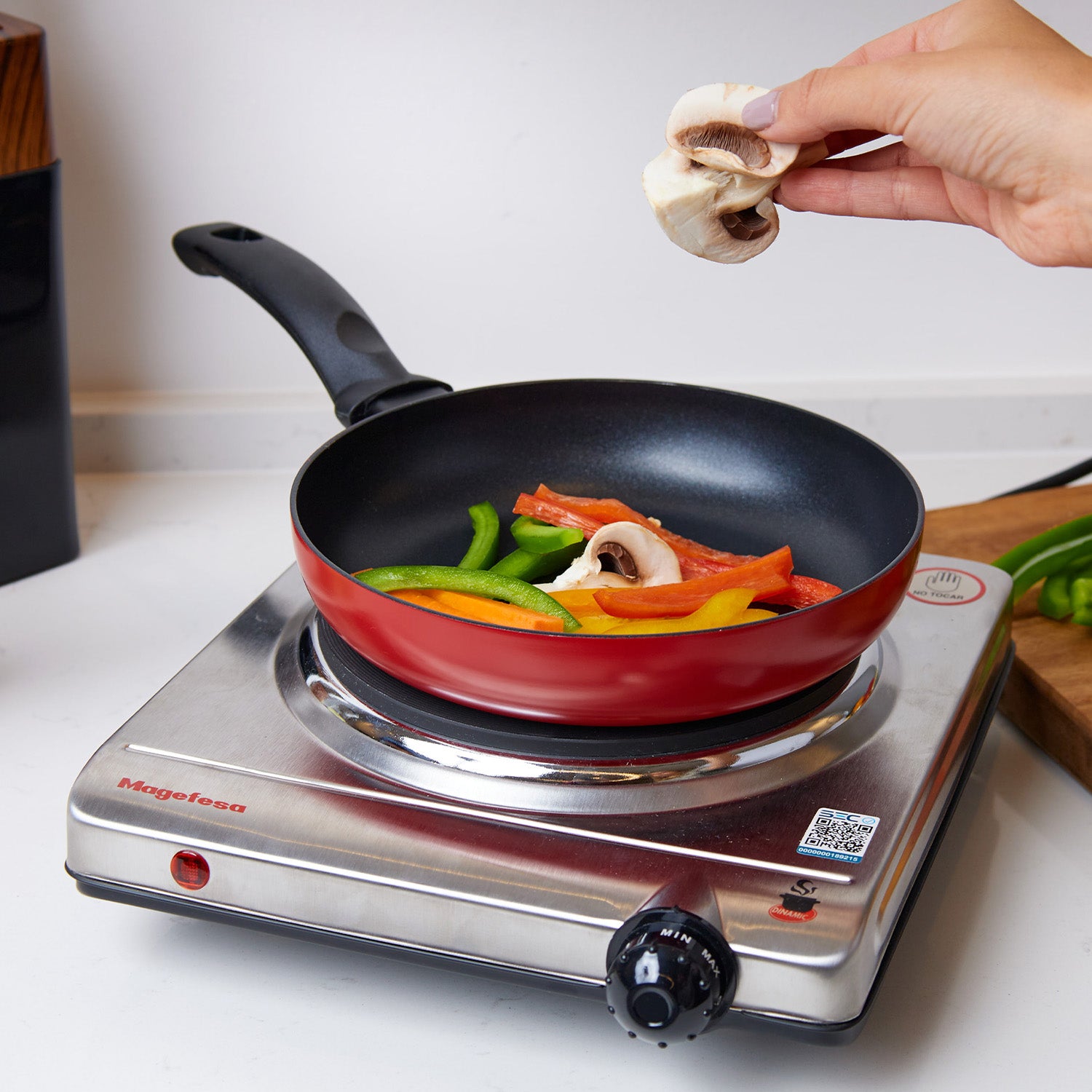 Cocina Electrica Magefesa Dinamic Inox Mgf8013