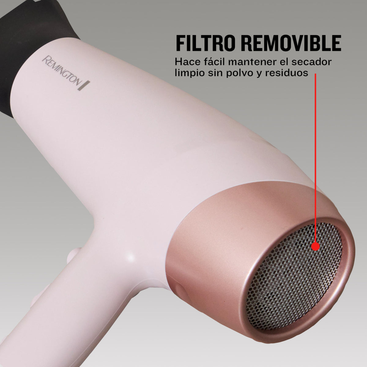 Secador De Pelo Remington Almond Allure D4807 2.200W