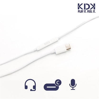 Audifonos Con Cable KDK Line Tipo C