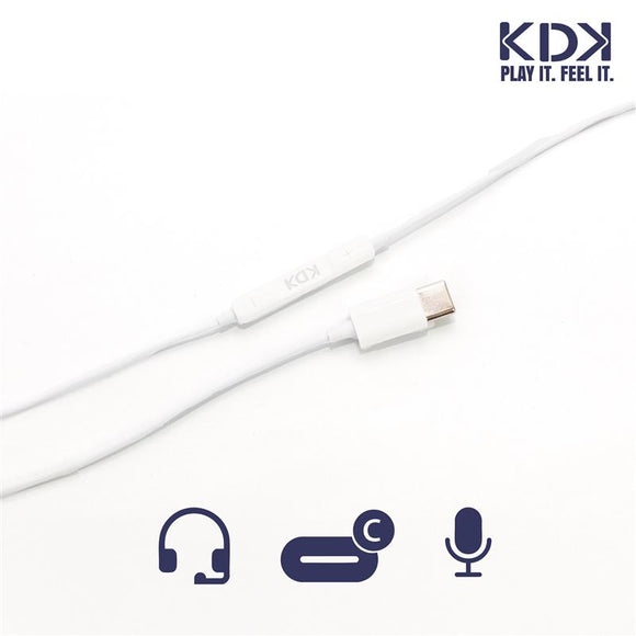 Audifonos Con Cable KDK Line Tipo C