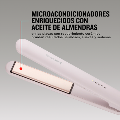Plancha De Pelo Remington Almond Allure S4807