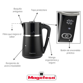Hervidor Digital 1.7L Magefesa Alster Digit Mgf3642 - 0
