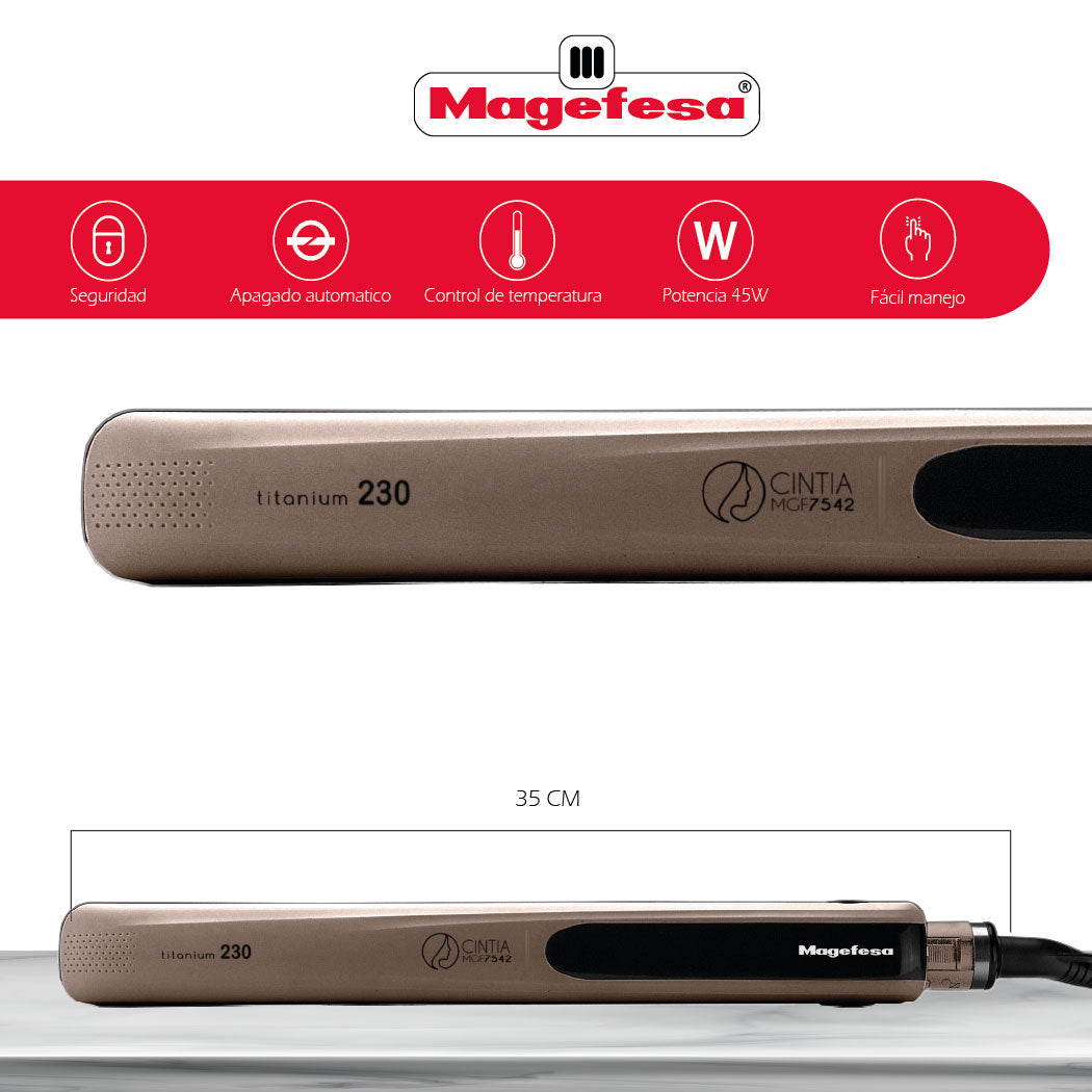 Plancha de Pelo Magefesa Cintia MGF7542