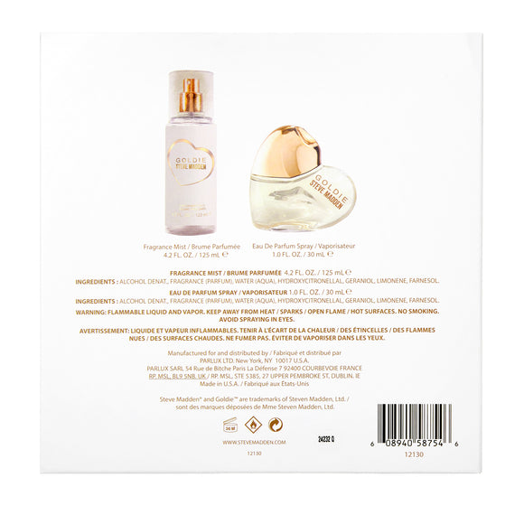 Set Steve Madden Goldie EDP 30ML + Body Spray