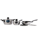 Bateria De Cocina Acero Inoxidable 7 piezas Vitrex-1