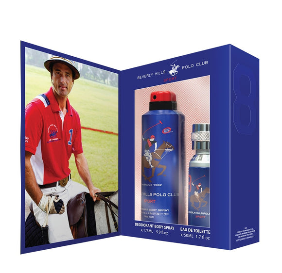Set Polo Club Beverly Hills Sports Men Eight EDT 50ML+Deo