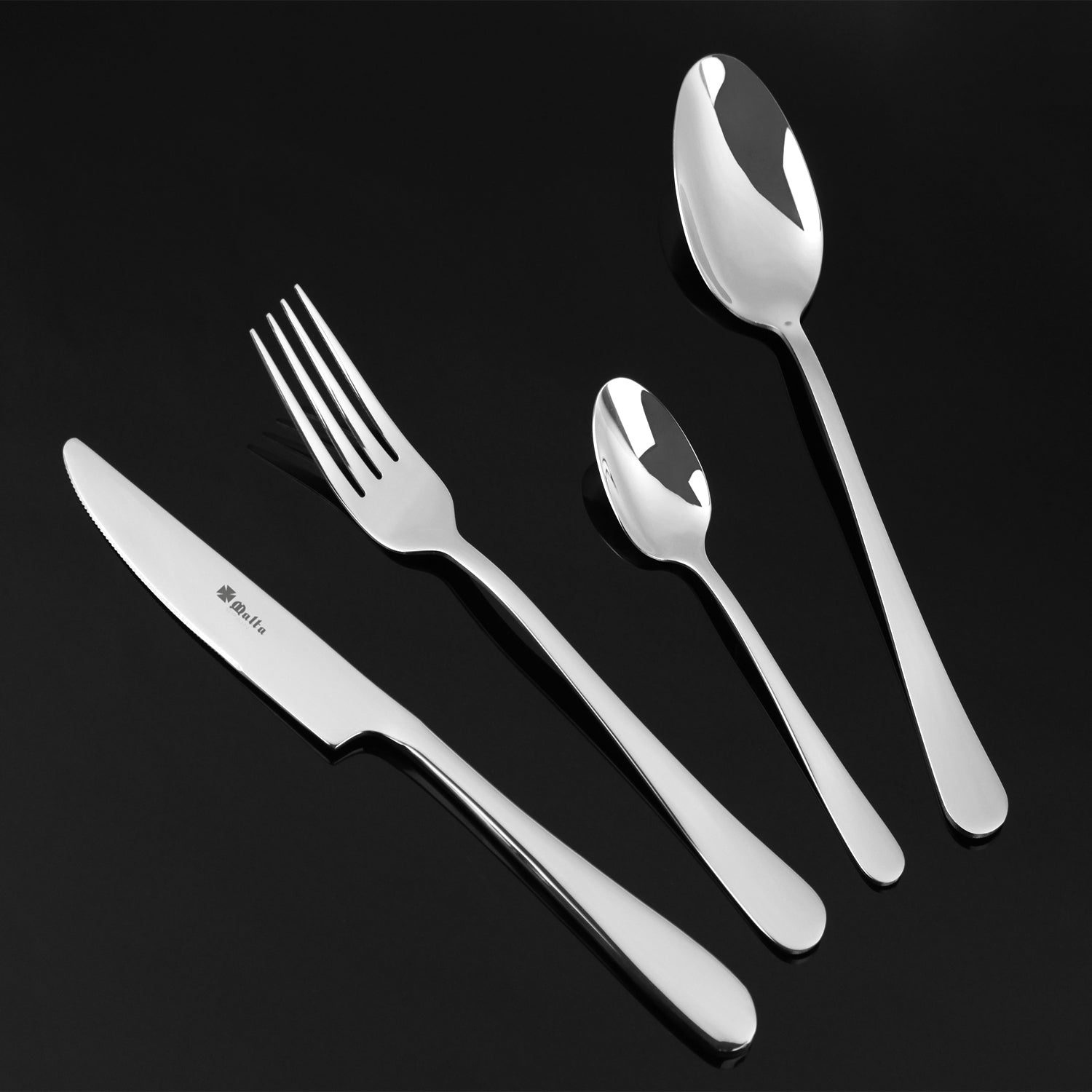 Set Cubiertos Cruz De Malta  24 piezas Modelo 1305