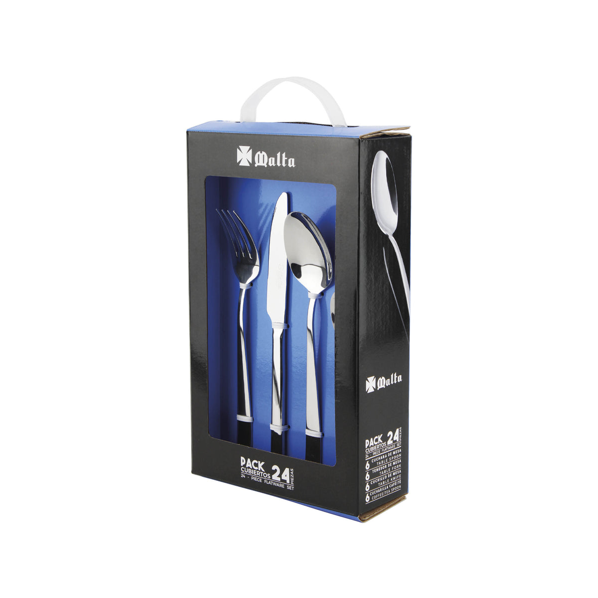 Set Cubiertos Cruz De Malta  24 piezas Modelo 1526