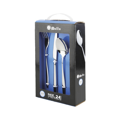 Set Cubiertos Cruz De Malta  24 piezas Modelo 1320