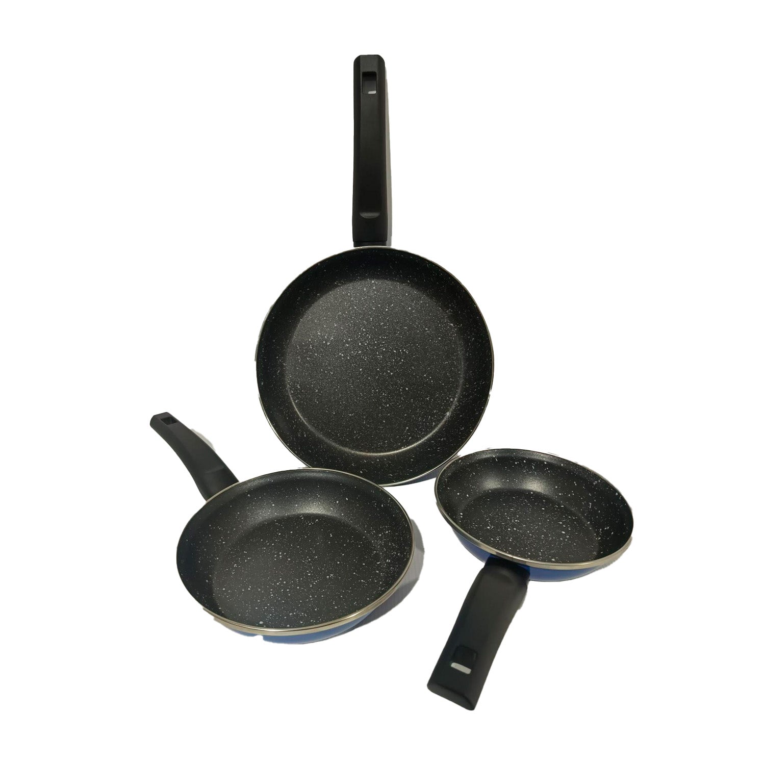 Set Sarténes Etai Blue Vitrex 18-22-26 cm  Antiadherente - 0