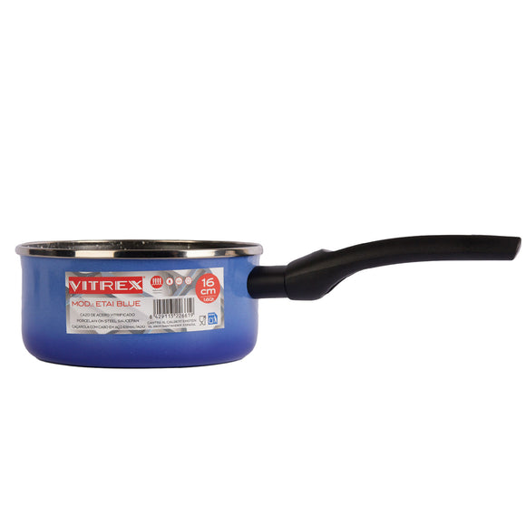Olla De Acero Sin Tapa Vitrex Etai Blue 16CM