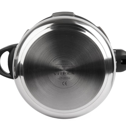 Olla a Presión Acero Inoxidable 6 Litros Vitrex