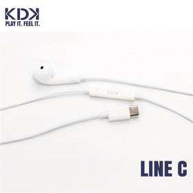 Audifonos Con Cable KDK Line Tipo C - 0