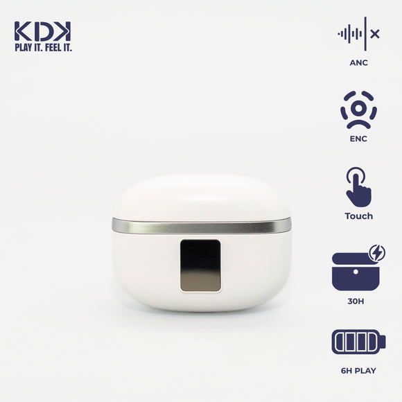 Audifonos Inalámbricos Bluetooth KDK Echo Blanco