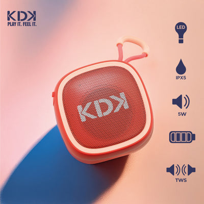Parlante Mini Bluetooth KDK Spark 5W Naranjo - 0