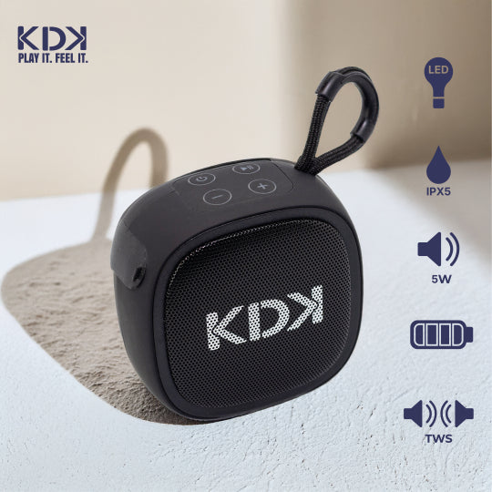 Parlante Mini KDK Bluetooh Negro 5W