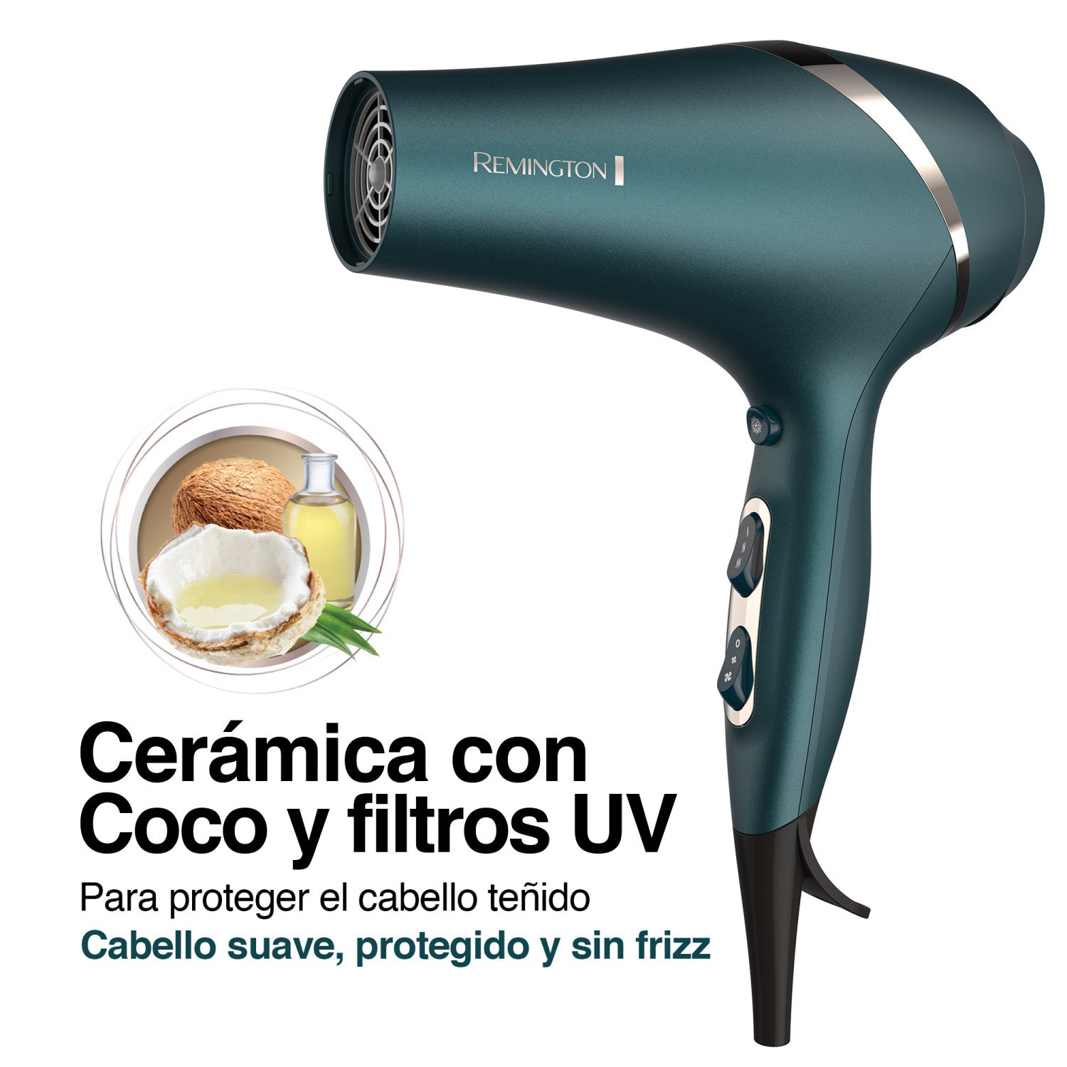 Secador De Pelo Remington Advanced Coconut Therapy Ac8607 D11A - 0