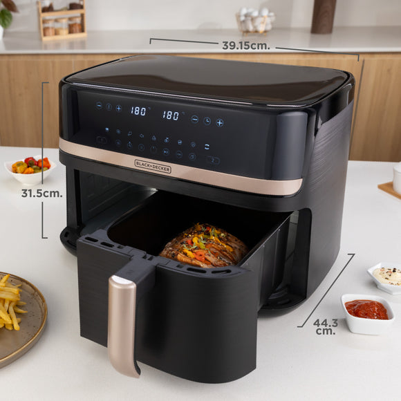 Freidora de Aire Dual Black+Decker Purifry 9 Litros