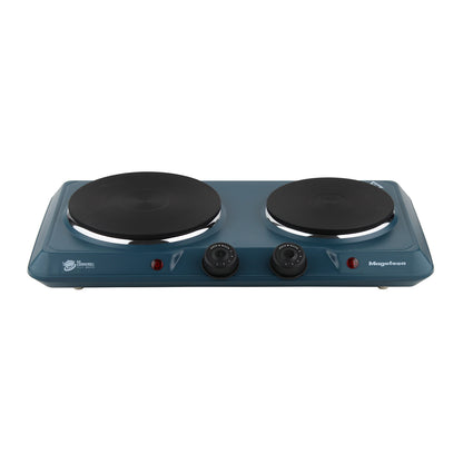 Cocina Electrica Encimera Magefesa 2 Platos 2000W Azul