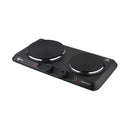 Cocina Electrica Encimera 2 Plato 2000W Negra-1