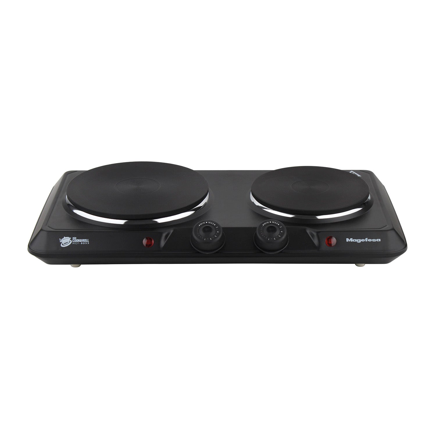 Cocina Electrica Encimera Magefesa 2 Platos 2000W Negra