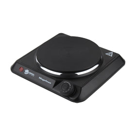 Cocina Electrica Encimera 1 Plato 1400W Negra