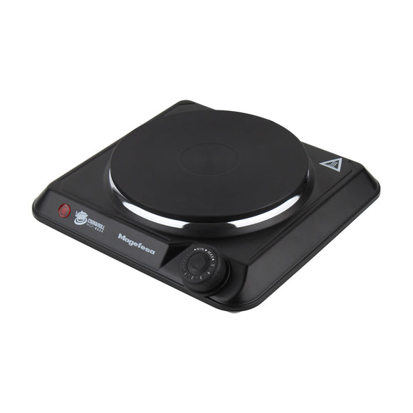 Cocina Electrica Encimera 1 Plato 1400W Negra