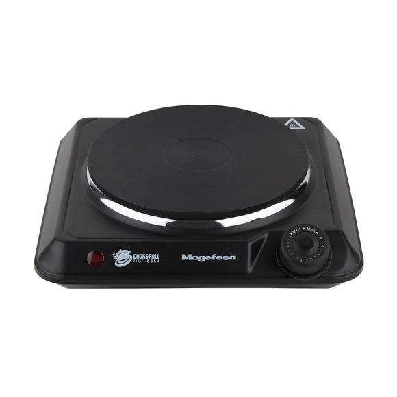 Cocina Electrica Encimera 1 Plato 1400W Negra