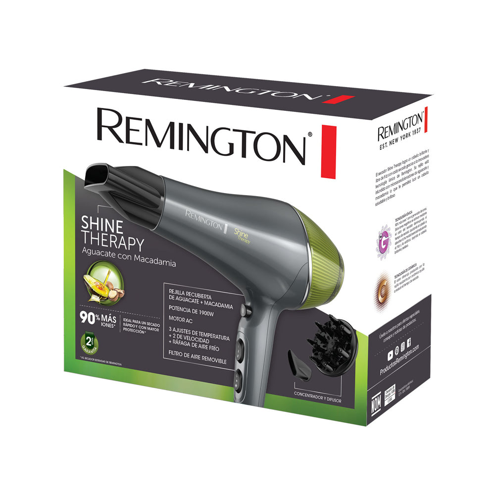 Secador De Pelo Remington Shine Therapy AC D18A
