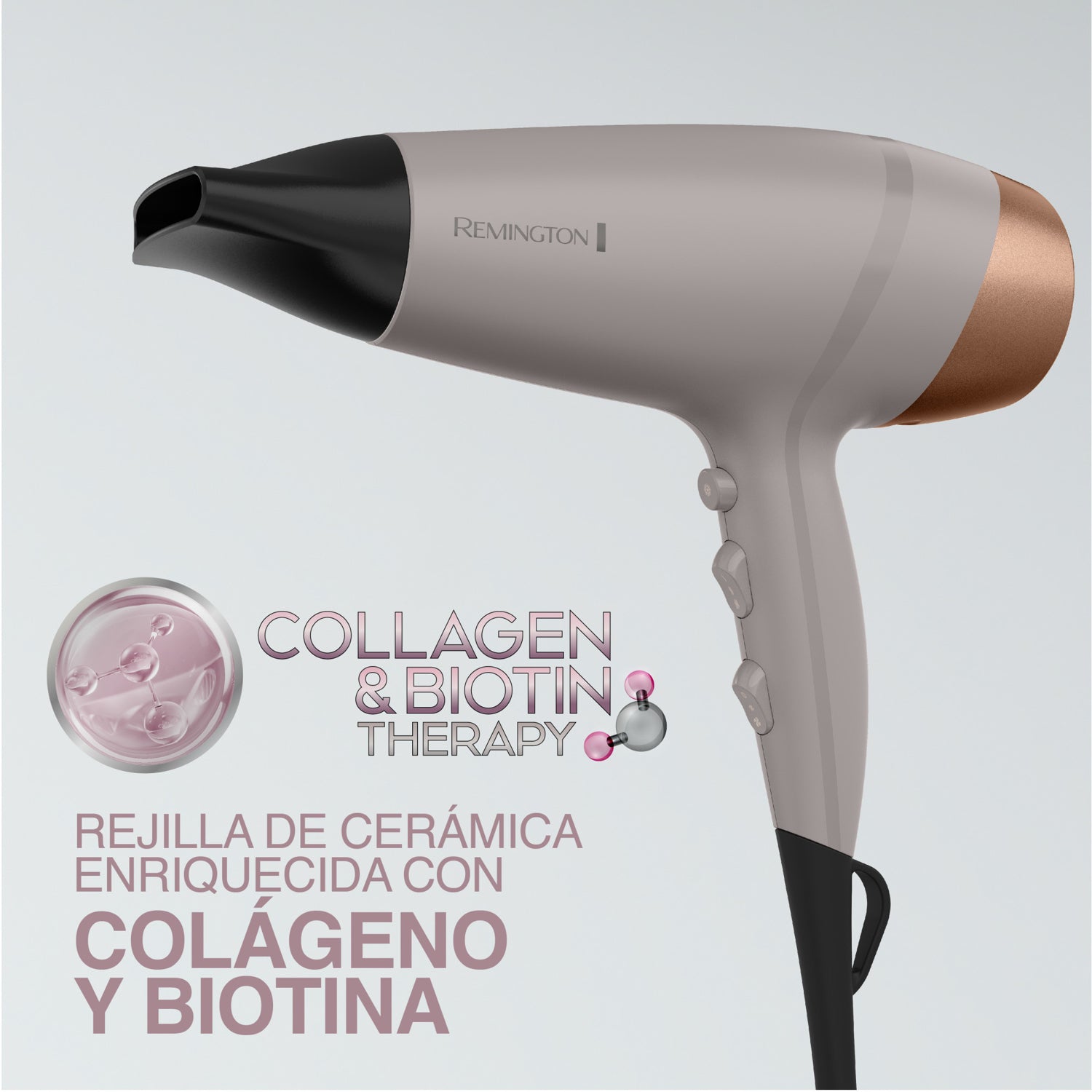 Secador Remington D26A Colágeno Y Biotina - 0