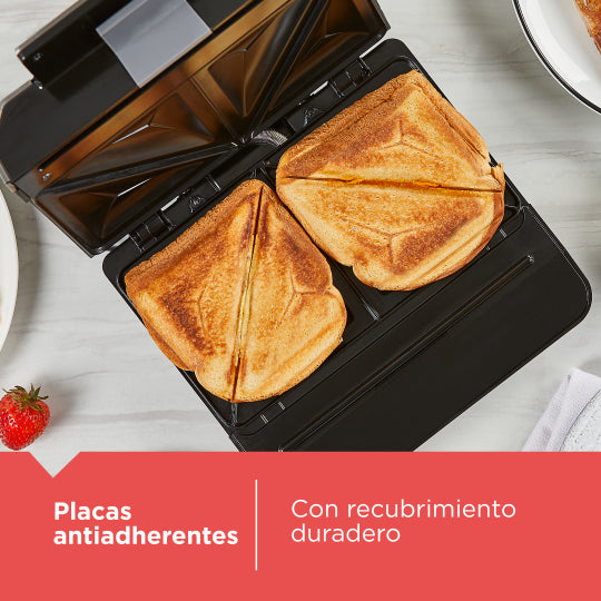 Sandwichera Black+Decker Easy Clean