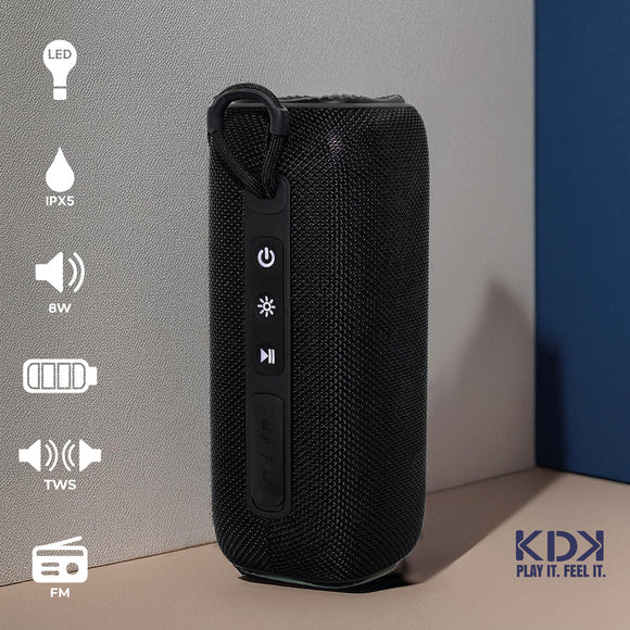 Parlante Mini Bluetooth KDK Wave 10W Negro