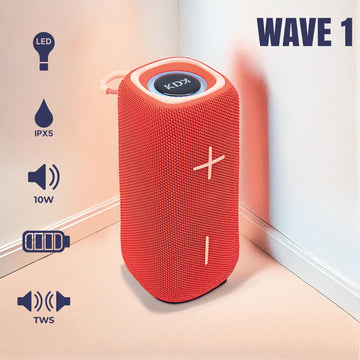 Parlante Mini Bluetooth KDK Wave 10W Naranjo - 0