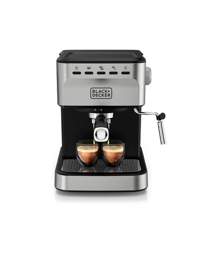 Cafetera Espresso 20 Bares capsulas-café molido Black+Decker