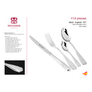 Maleta De Cuchillería  Meneses Inglete 107 Acero Inox 113 P-4