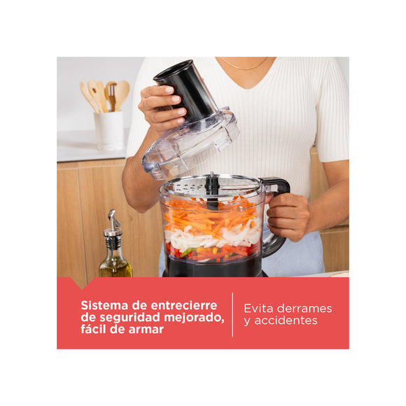 Procesador de Alimentos Black+Decker Silencioso FP4342
