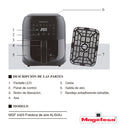 Freidora De Aire Magefesa Alisia 8L 1700W-3