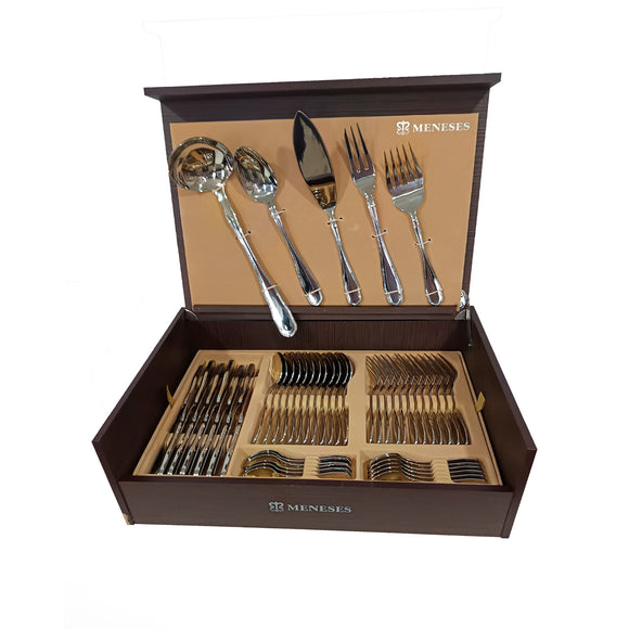 Maleta De Cuchillería  Meneses Inglete 107 Acero Inox 113 P