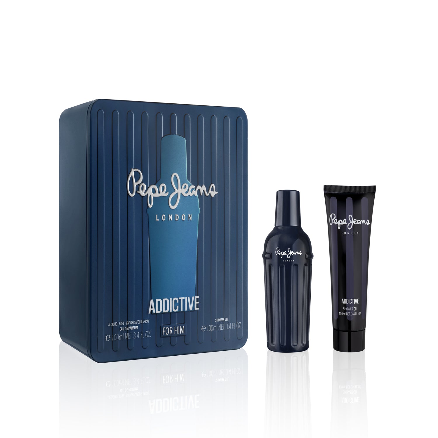 Set Pepe Jeans Addictive For Him 100ML + Shower Gel 100ML - 0