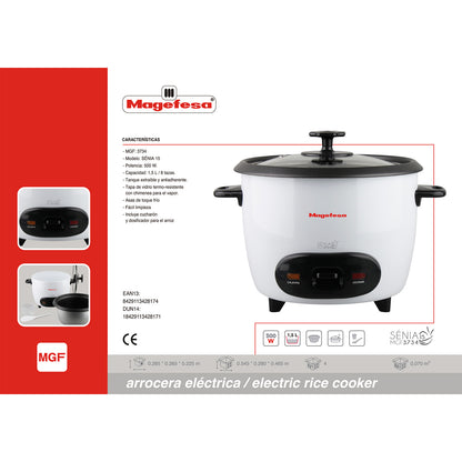 Arrocera Eléctrica Magefesa 1.5 L Senia MGF3734