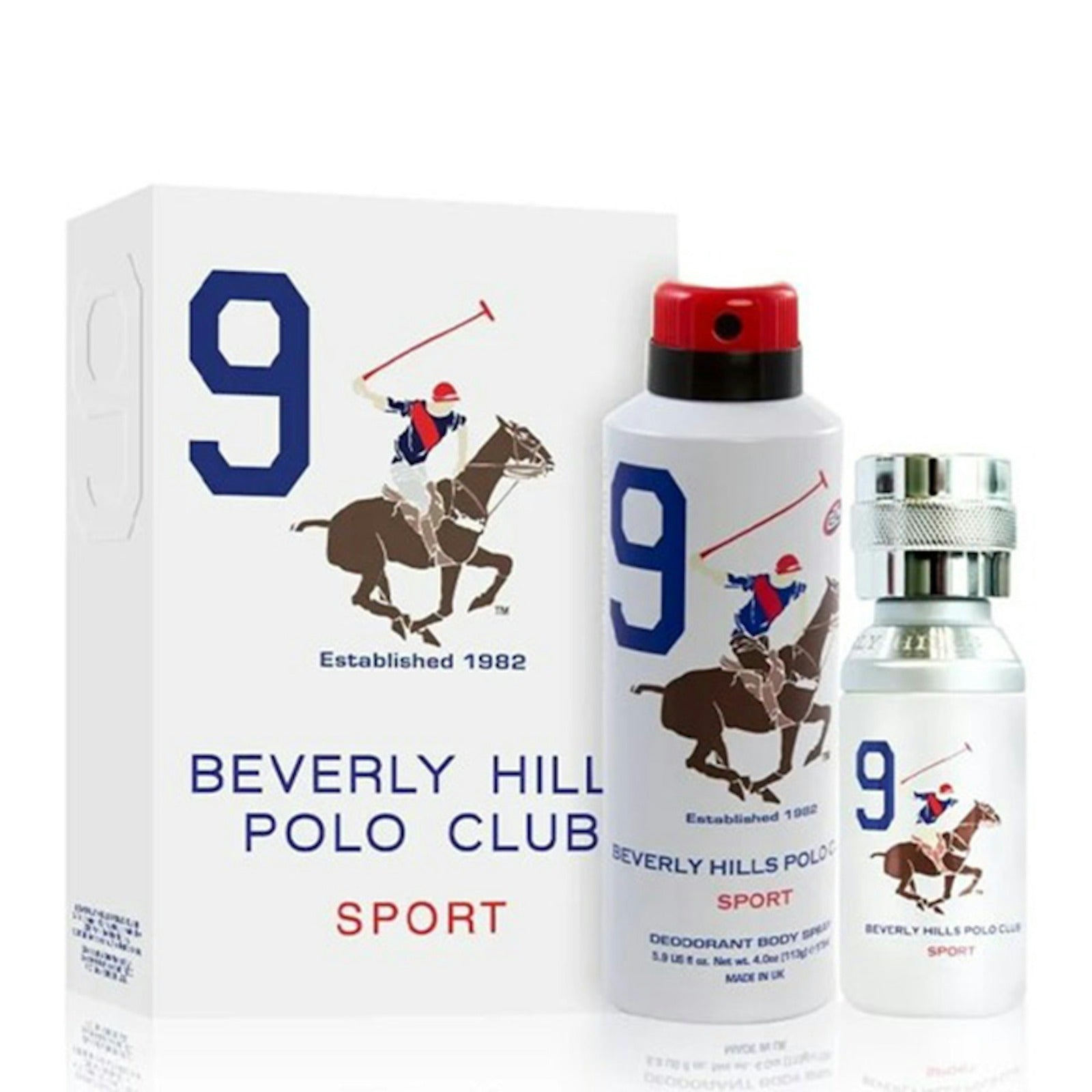 Estuche Polo Beverly Hills  Sports Men Nine Edt 50 + Deo