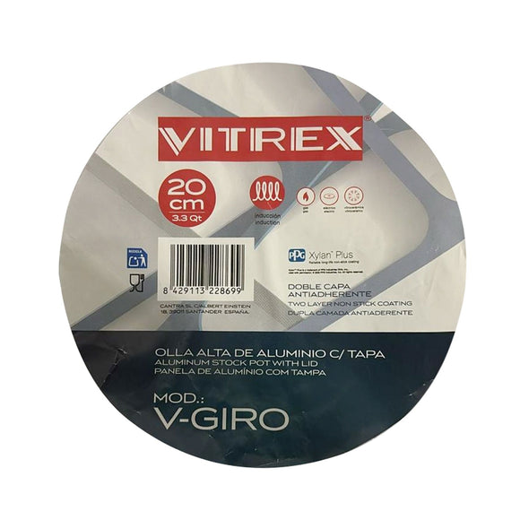 Olla De Aluminio Vitrex Giro 20CM