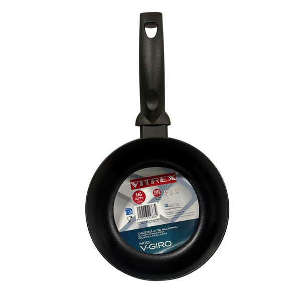 Olla De Aluminio Sin Tapa Vitrex Giro 16CM